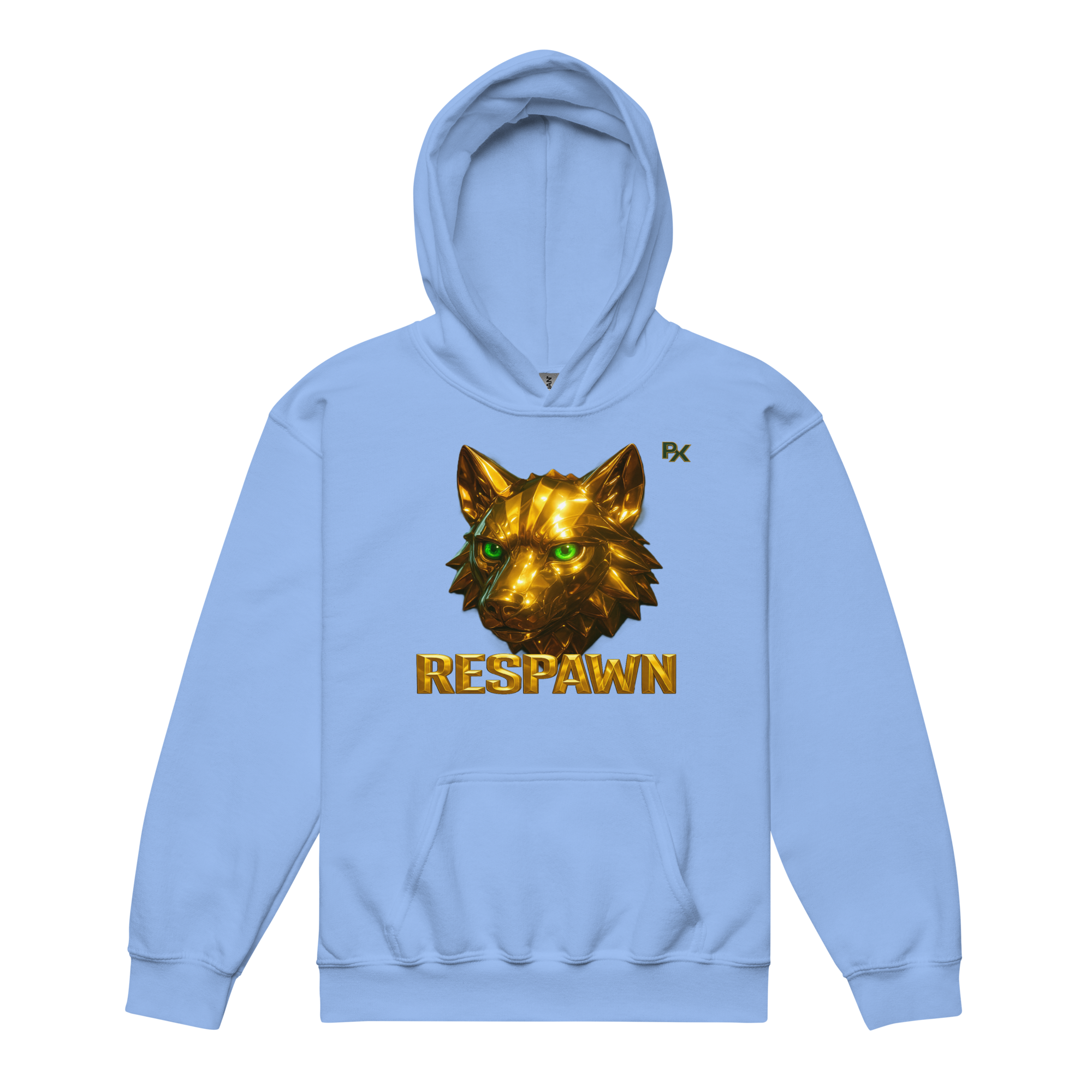 Heavy Blend Hoodie für Jugendliche | Goldie Respawn Wolf