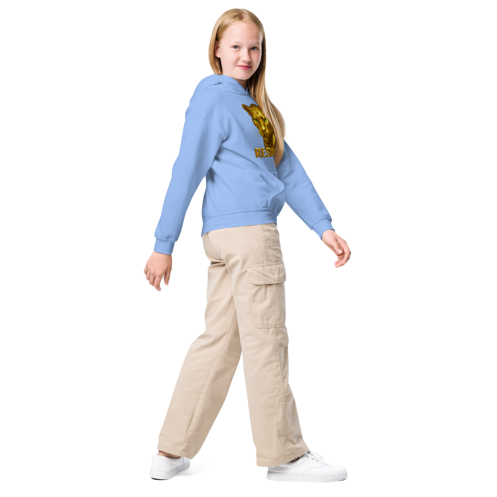 Heavy Blend Hoodie für Jugendliche | Goldie Respawn Tiger