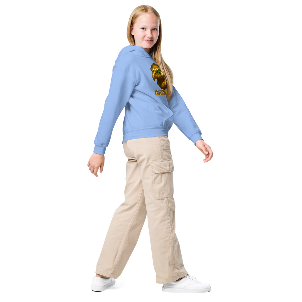 Heavy Blend Hoodie für Jugendliche | Goldie Respawn Eagly