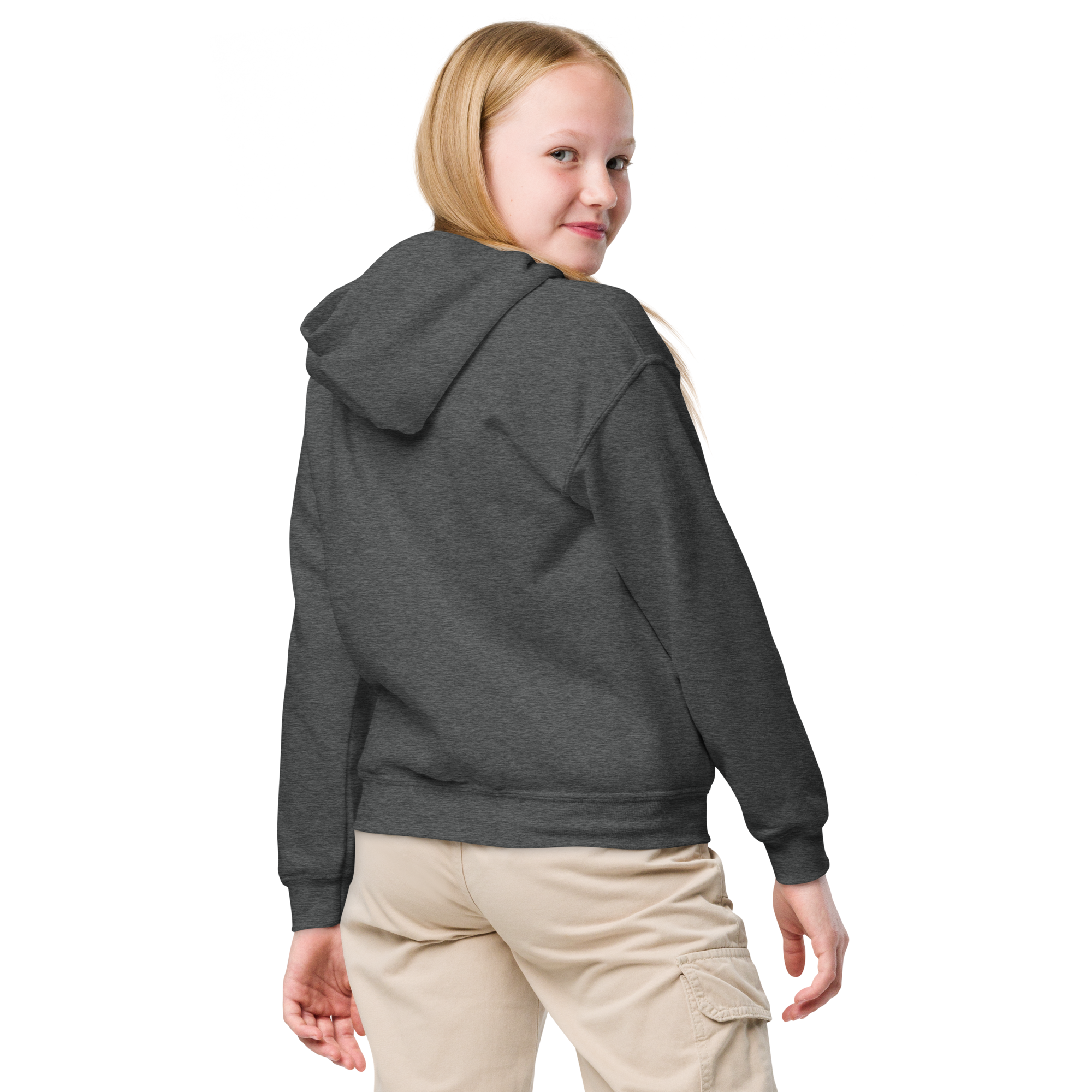 Heavy Blend Hoodie für Jugendliche | Goldie Respawn Eagly