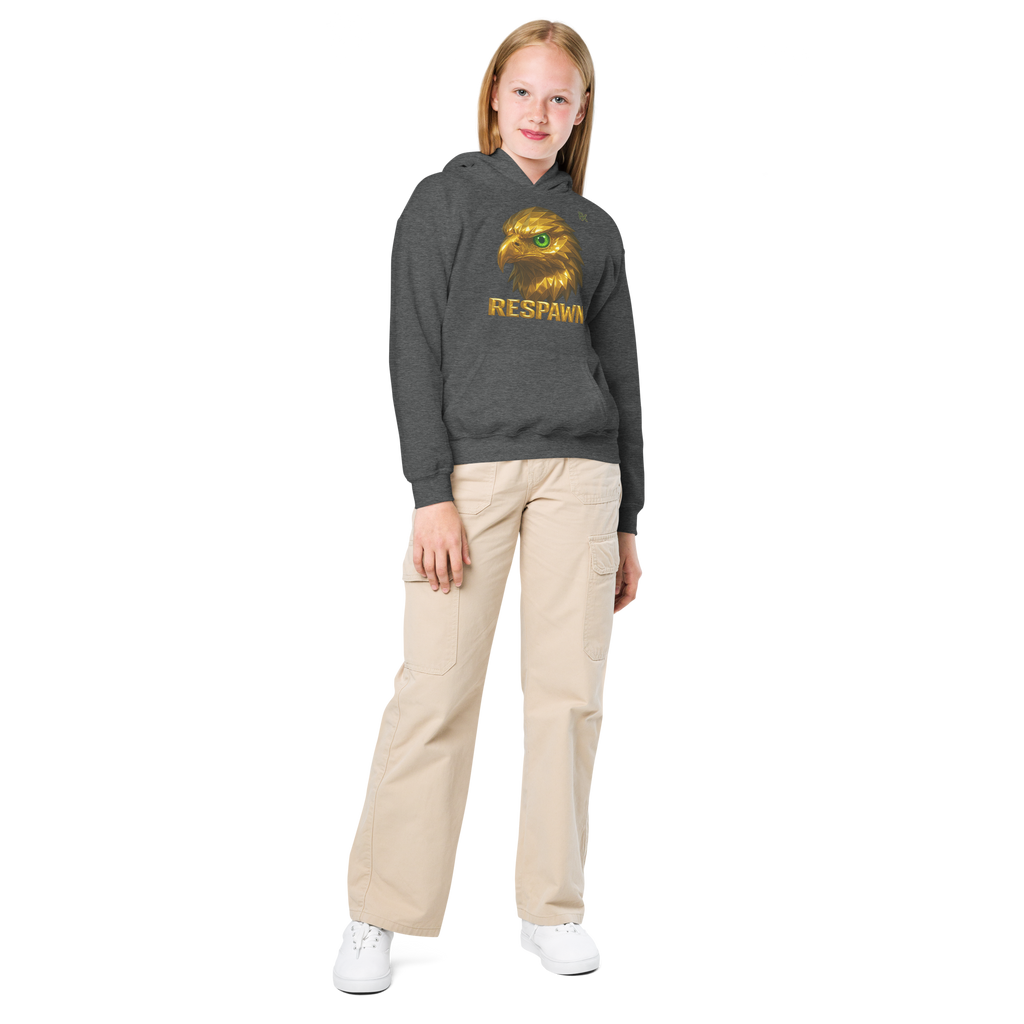 Heavy Blend Hoodie für Jugendliche | Goldie Respawn Eagly