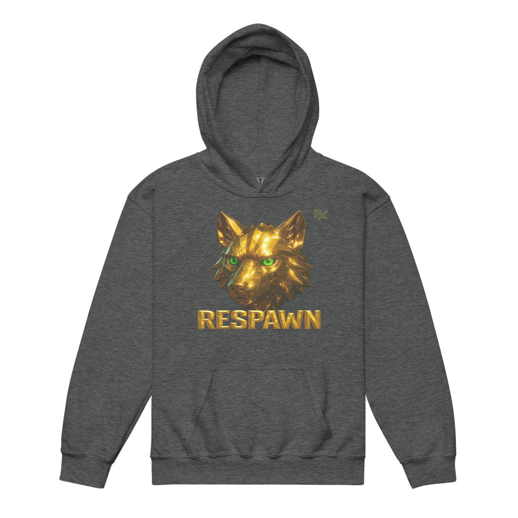 Heavy Blend Hoodie für Jugendliche | Goldie Respawn Wolf