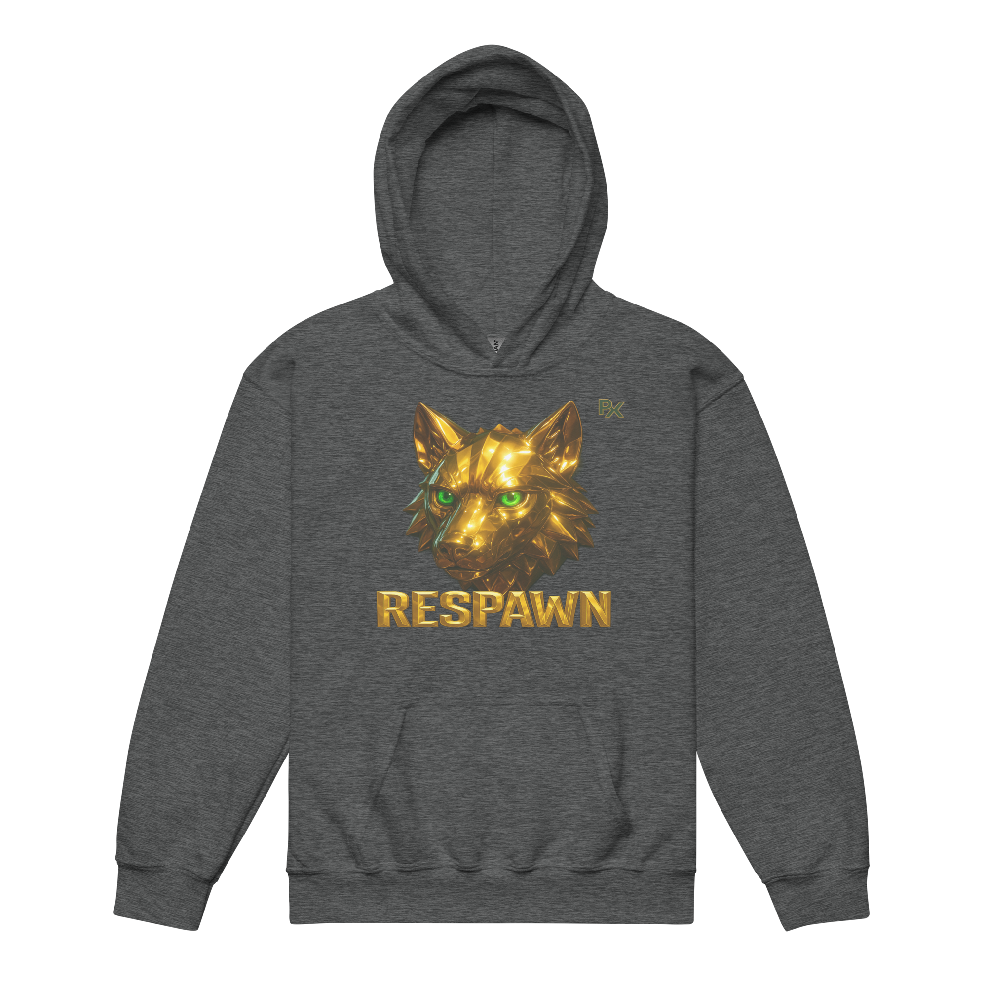 Heavy Blend Hoodie für Jugendliche | Goldie Respawn Wolf