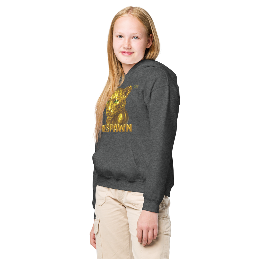 Heavy Blend Hoodie für Jugendliche | Goldie Respawn Tiger