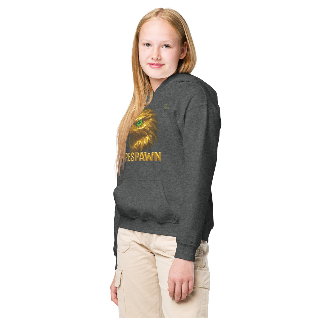 Heavy Blend Hoodie für Jugendliche | Goldie Respawn Eagly