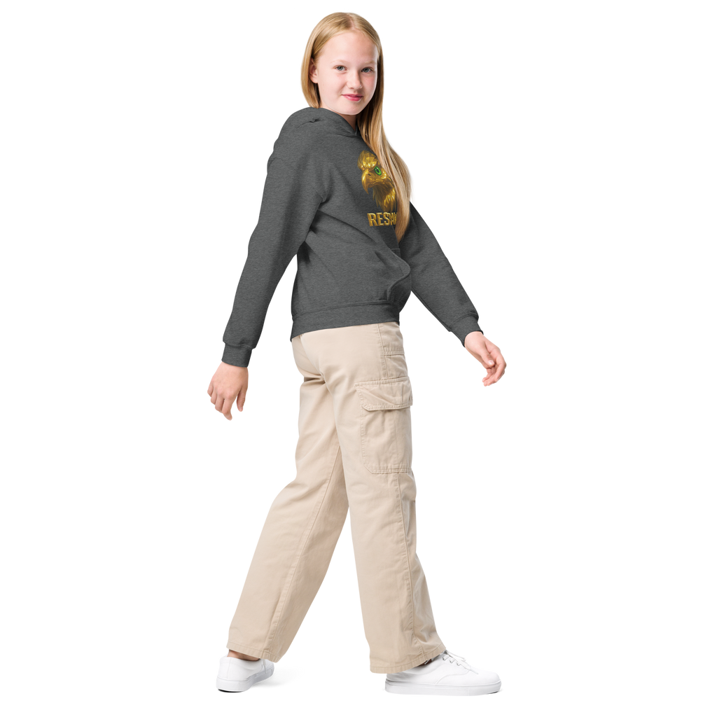 Heavy Blend Hoodie für Jugendliche | Goldie Respawn Eagly
