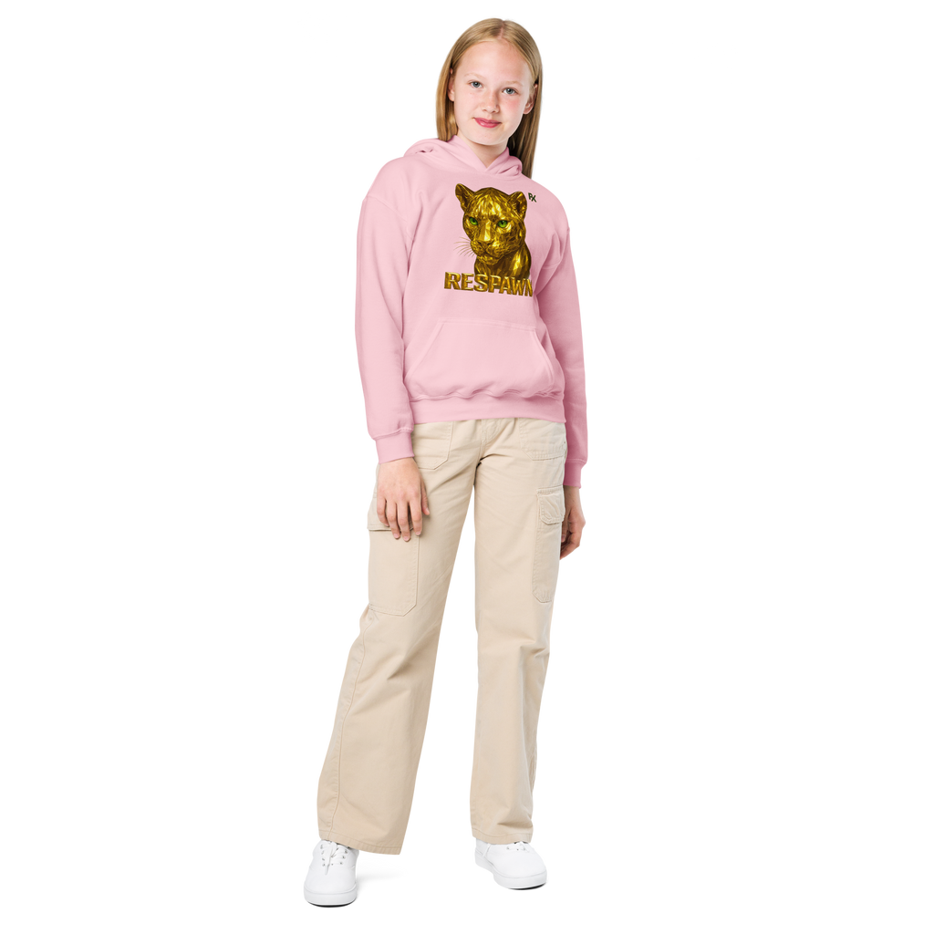 Heavy Blend Hoodie für Jugendliche | Goldie Respawn Tiger