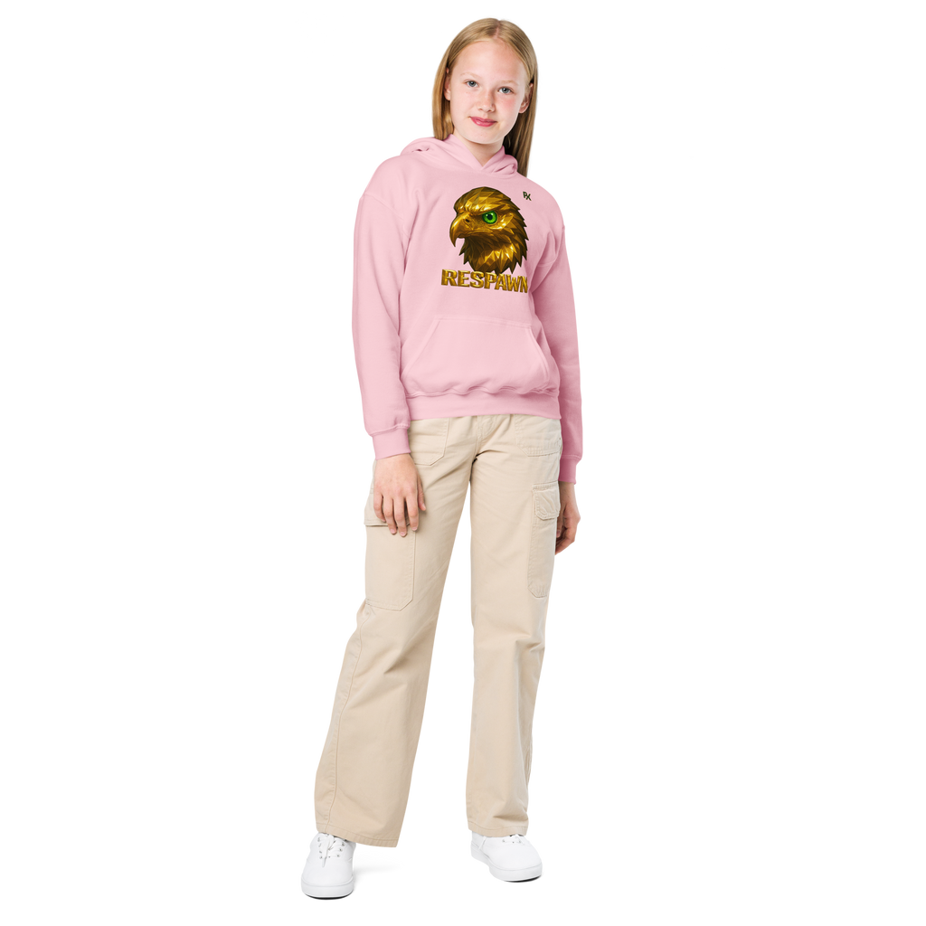 Heavy Blend Hoodie für Jugendliche | Goldie Respawn Eagly