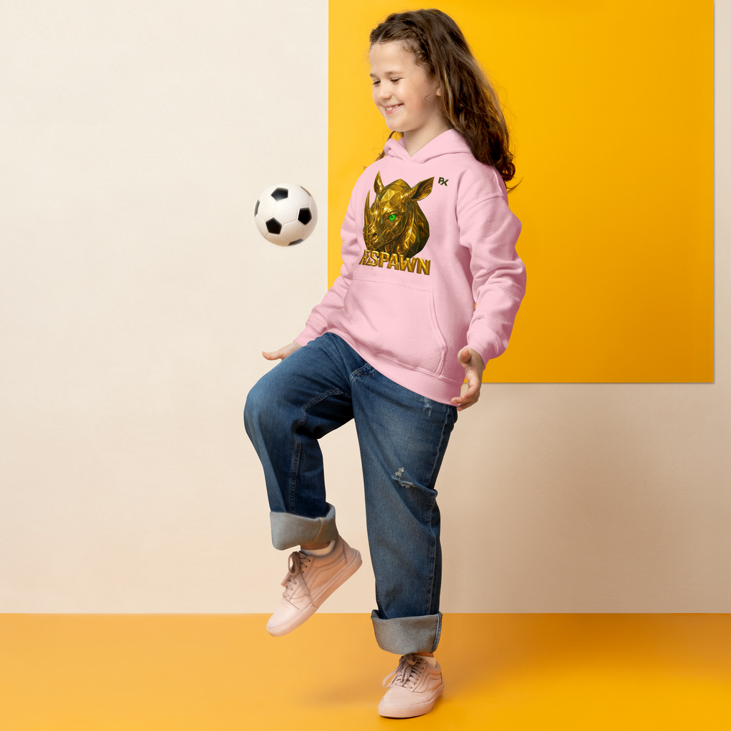 Heavy Blend Hoodie für Jugendliche | Goldie Respawn Rhino