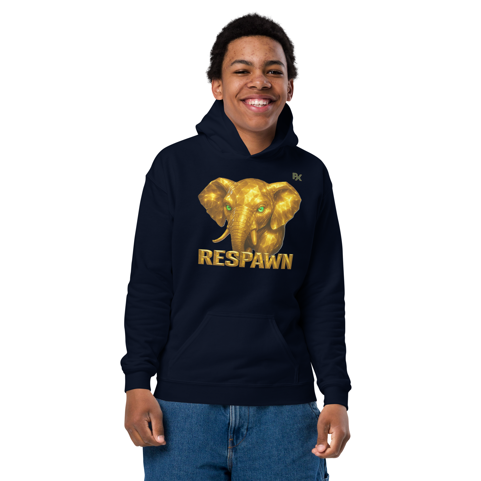 Heavy Blend Hoodie für Jugendliche | Goldie Respawn Dumbo