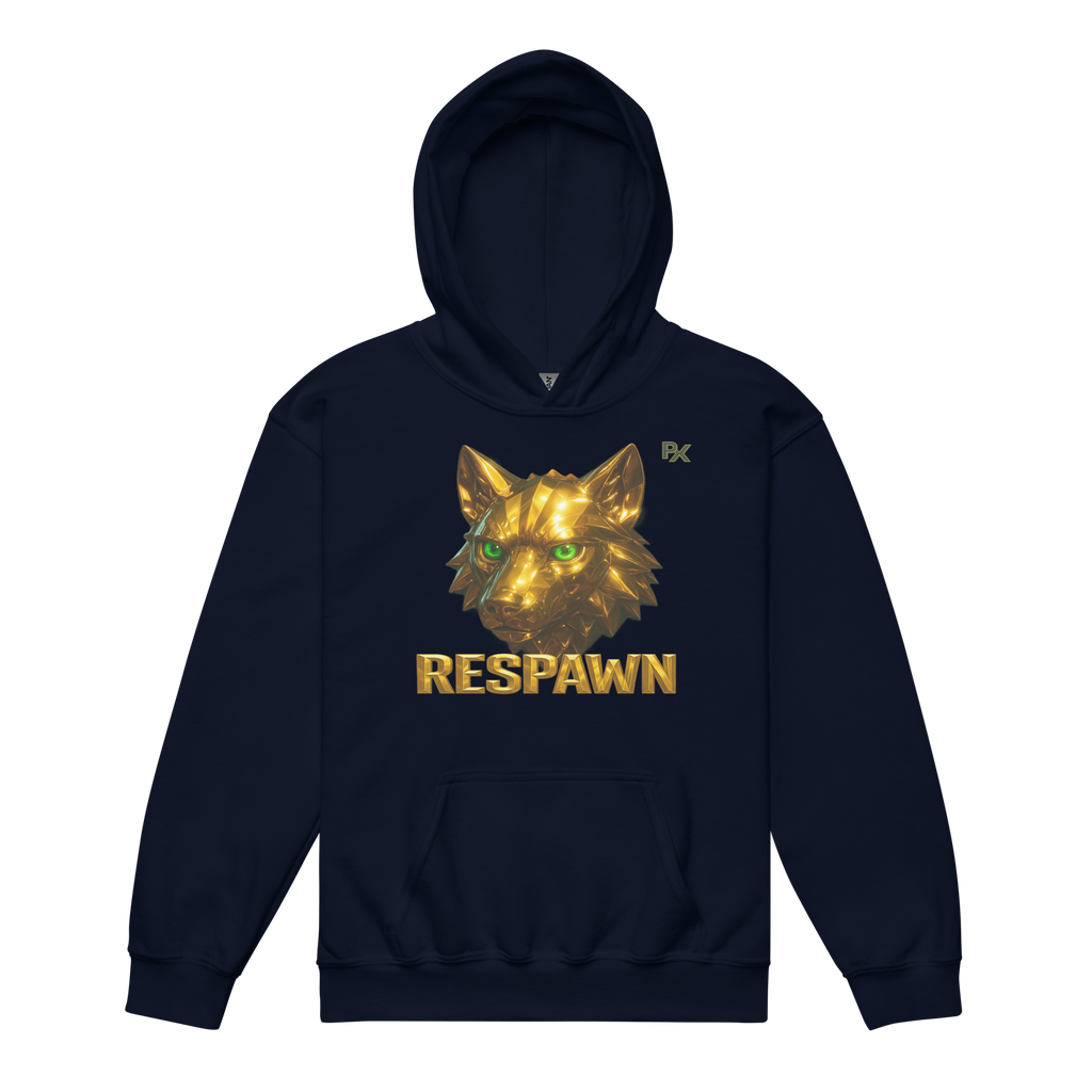 Heavy Blend Hoodie für Jugendliche | Goldie Respawn Wolf