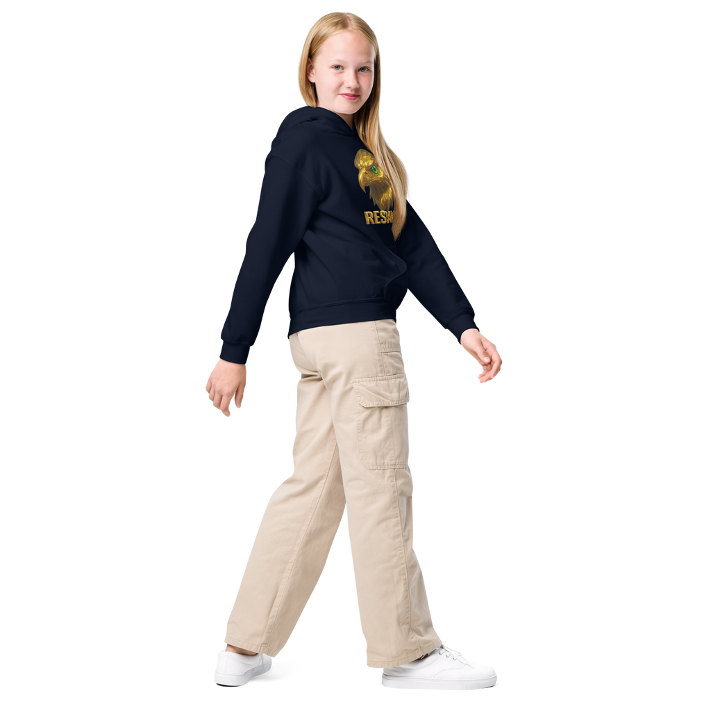 Heavy Blend Hoodie für Jugendliche | Goldie Respawn Eagly