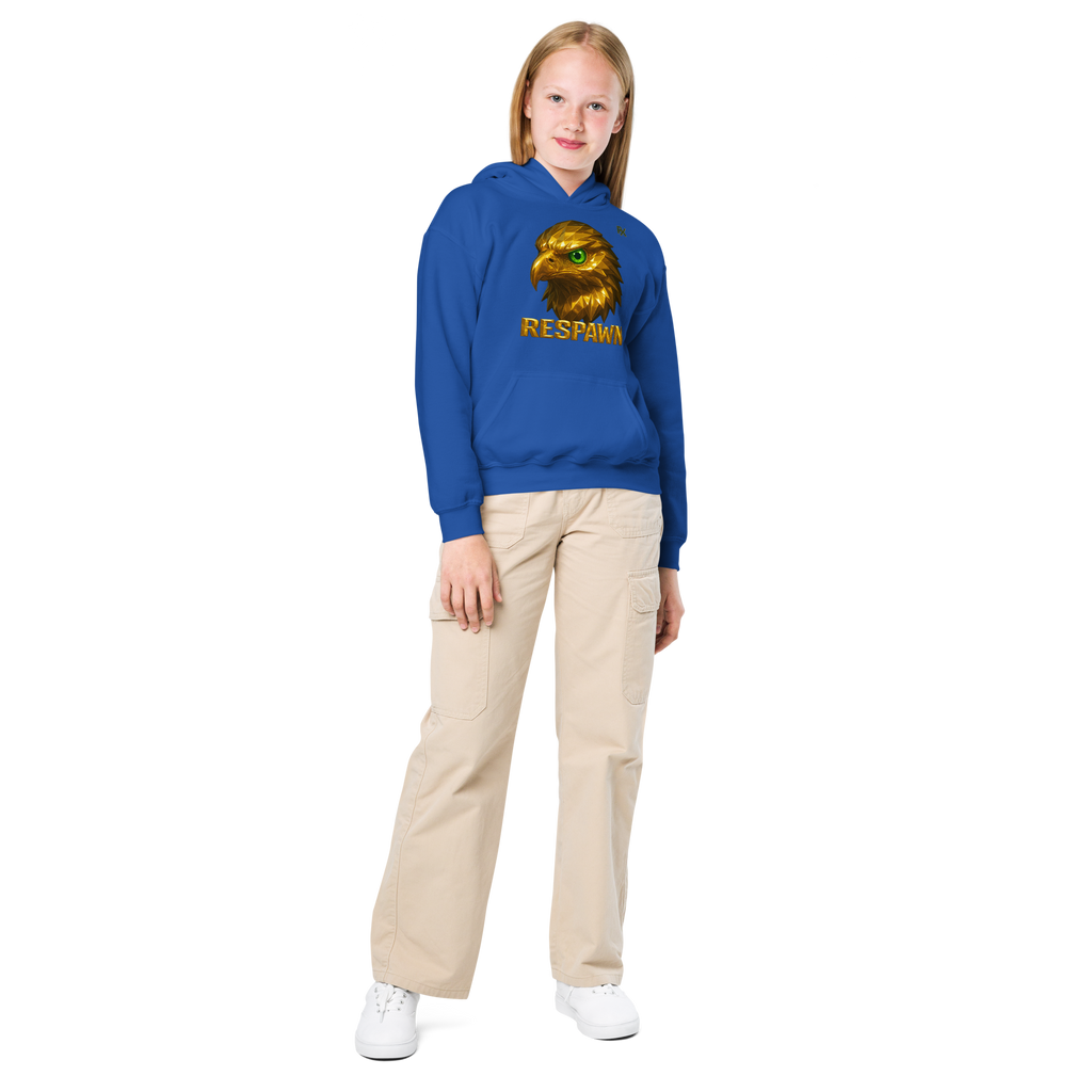 Heavy Blend Hoodie für Jugendliche | Goldie Respawn Eagly
