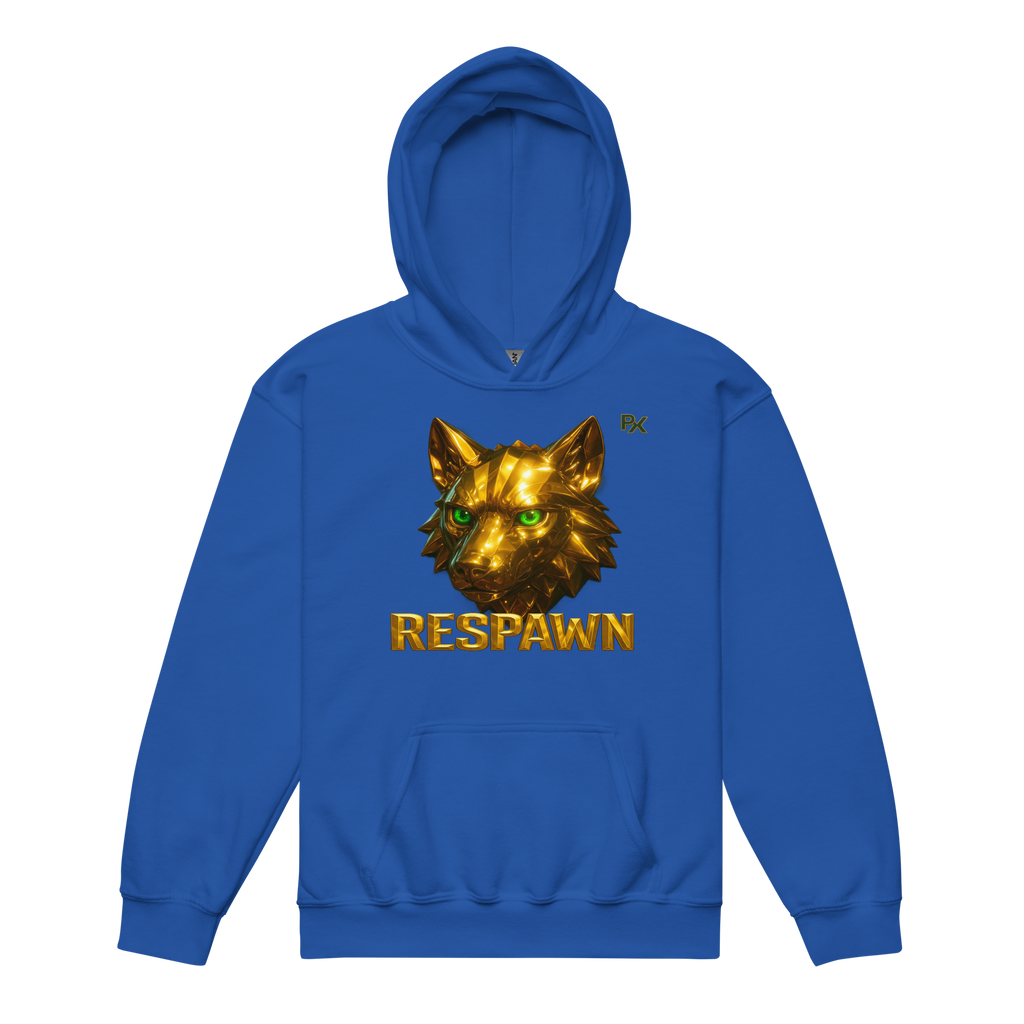 Heavy Blend Hoodie für Jugendliche | Goldie Respawn Wolf