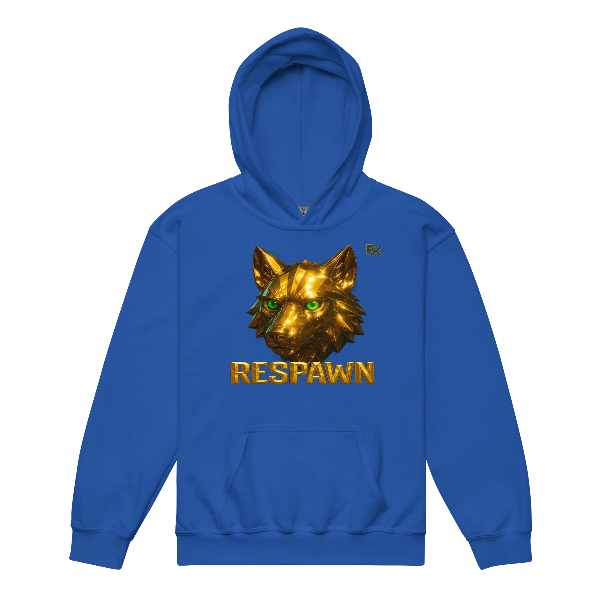 Heavy Blend Hoodie für Jugendliche | Goldie Respawn Wolf