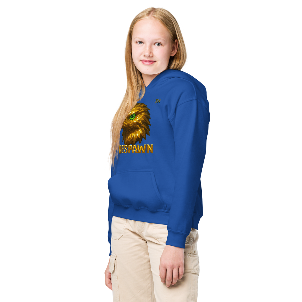 Heavy Blend Hoodie für Jugendliche | Goldie Respawn Eagly