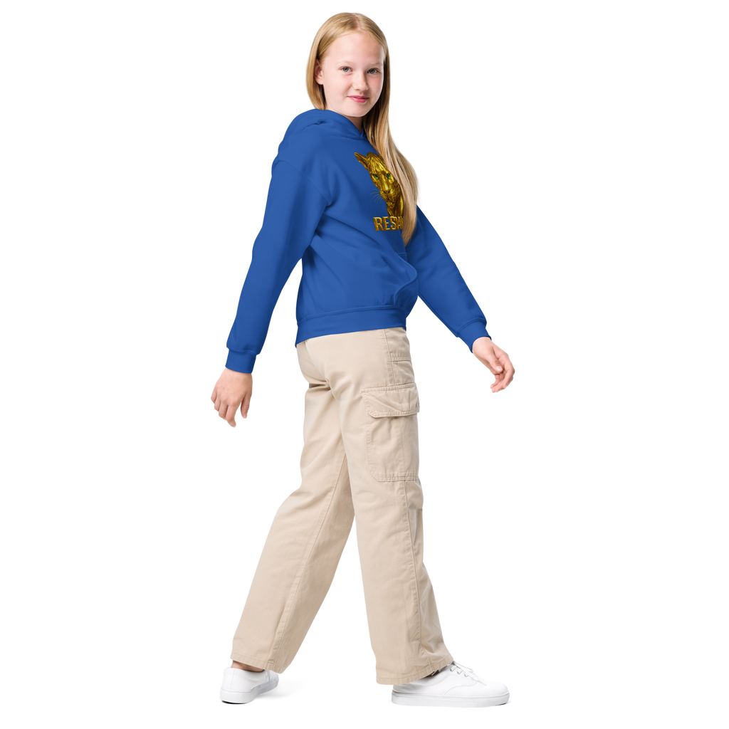 Heavy Blend Hoodie für Jugendliche | Goldie Respawn Tiger