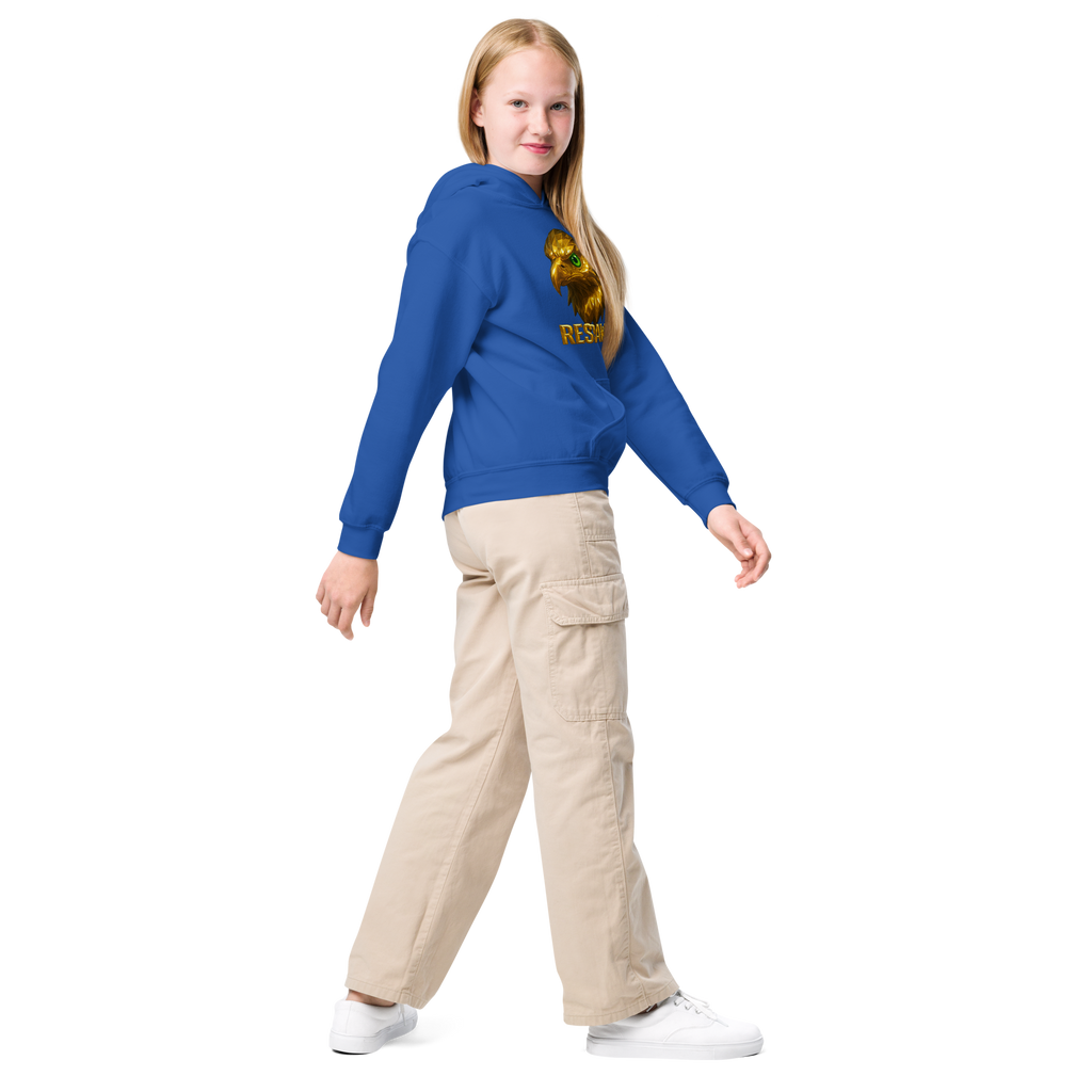 Heavy Blend Hoodie für Jugendliche | Goldie Respawn Eagly