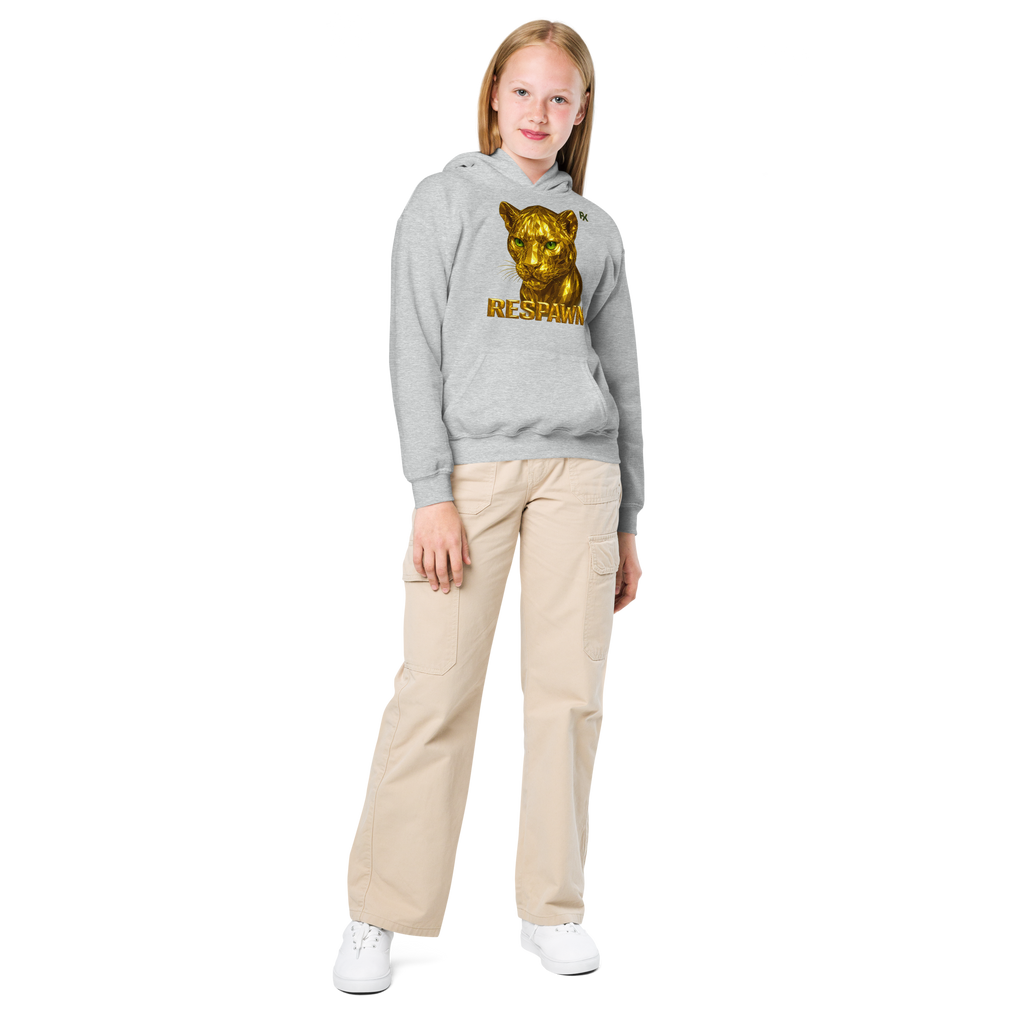 Heavy Blend Hoodie für Jugendliche | Goldie Respawn Tiger