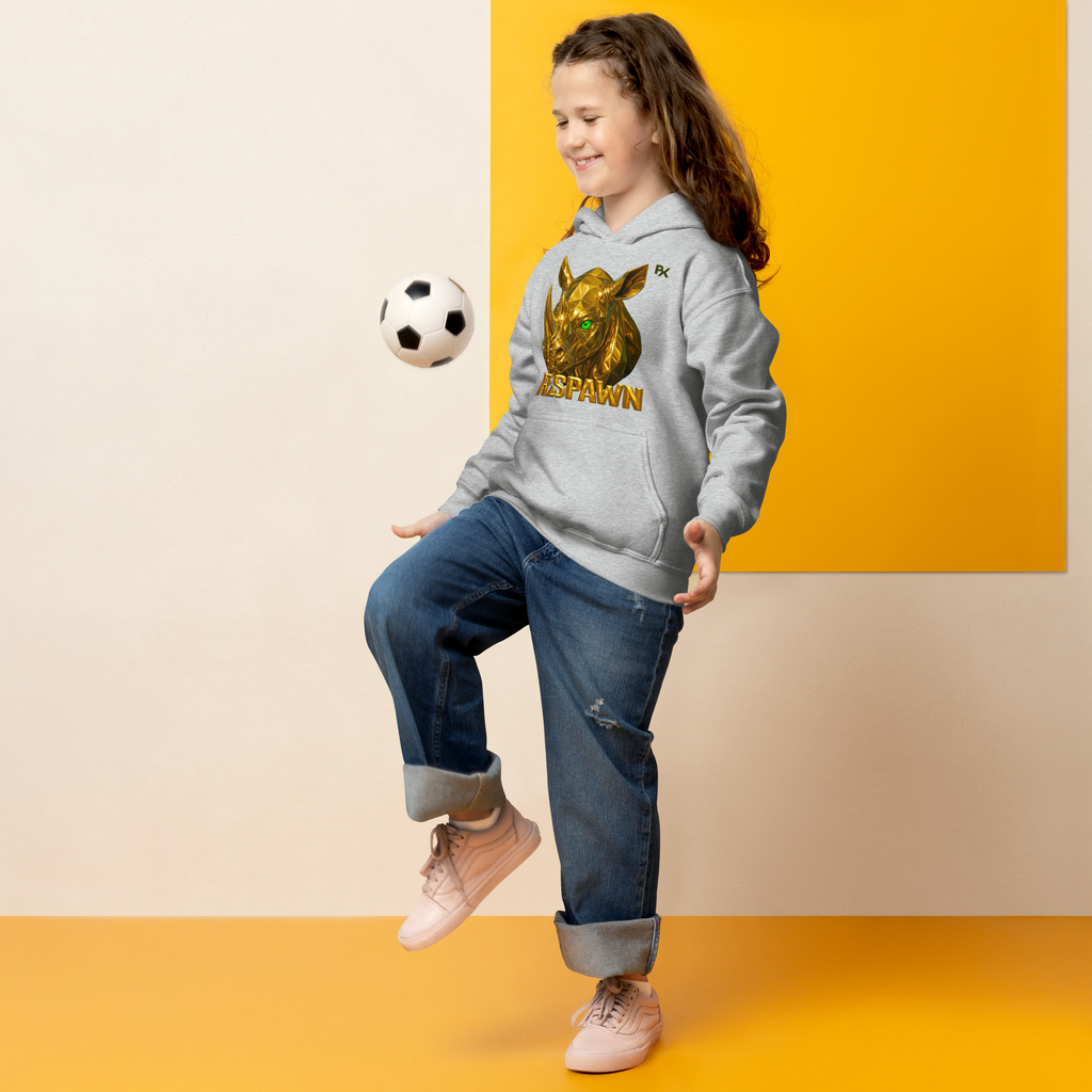 Heavy Blend Hoodie für Jugendliche | Goldie Respawn Rhino