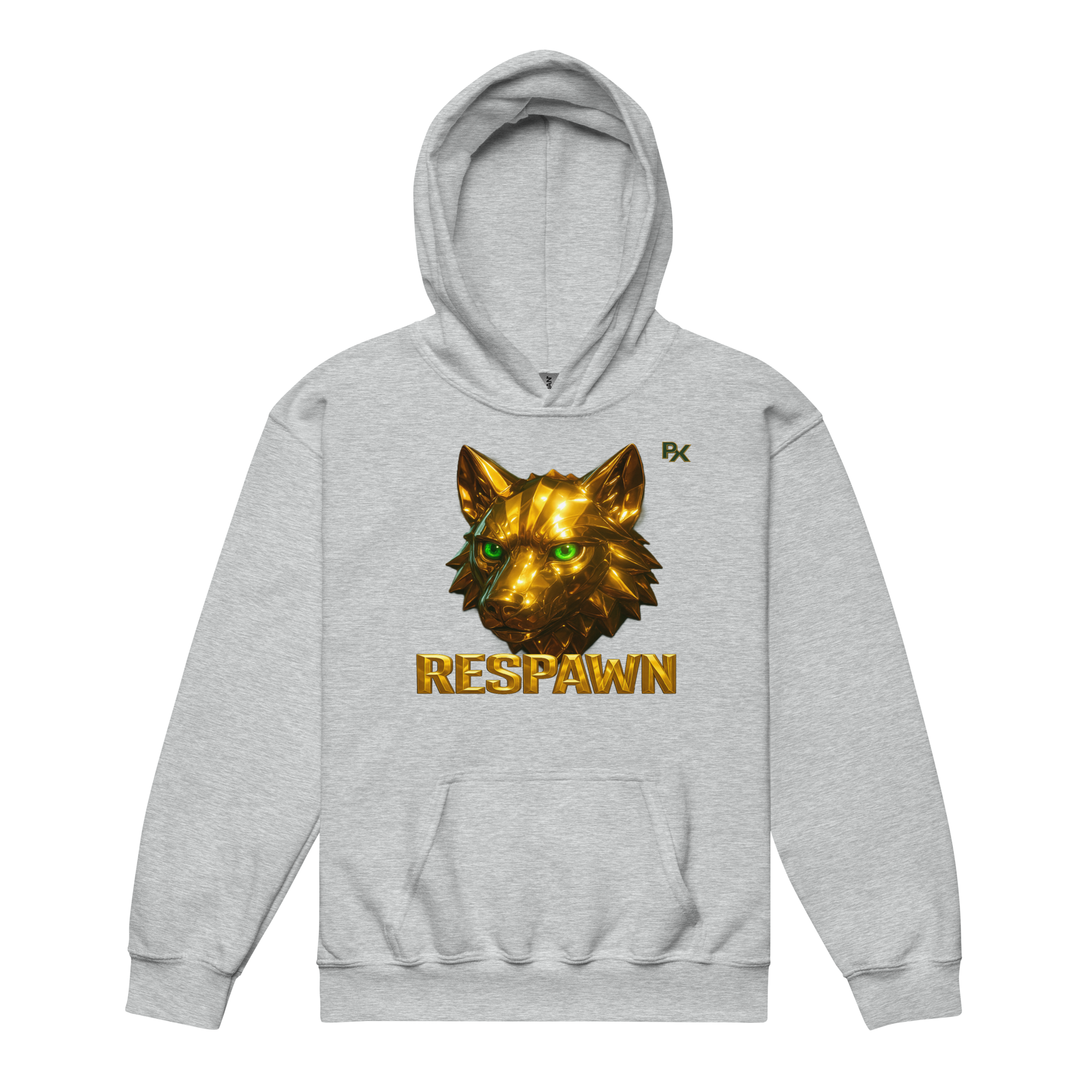 Heavy Blend Hoodie für Jugendliche | Goldie Respawn Wolf