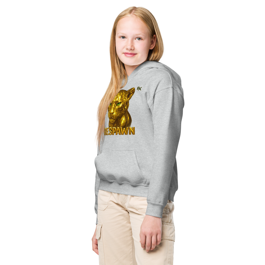 Heavy Blend Hoodie für Jugendliche | Goldie Respawn Tiger