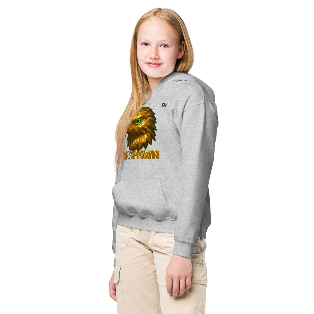 Heavy Blend Hoodie für Jugendliche | Goldie Respawn Eagly