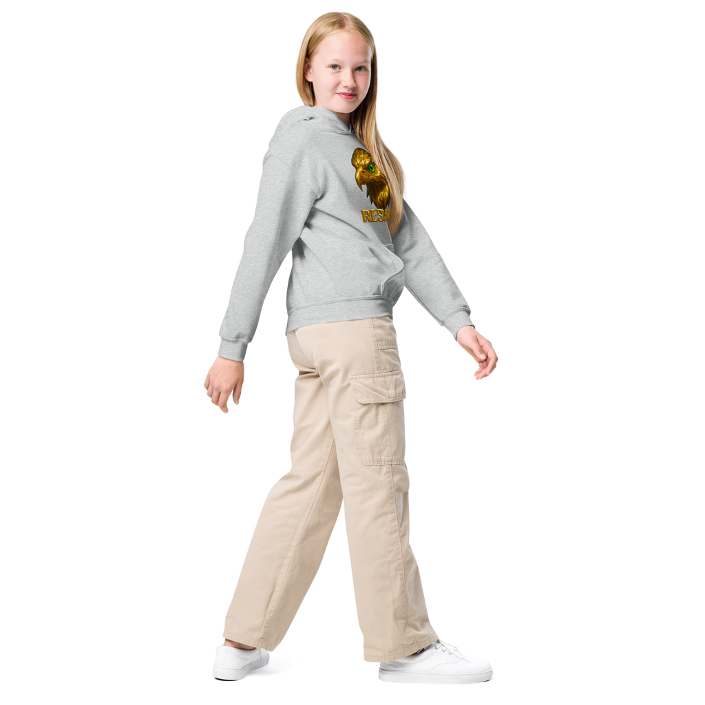 Heavy Blend Hoodie für Jugendliche | Goldie Respawn Eagly