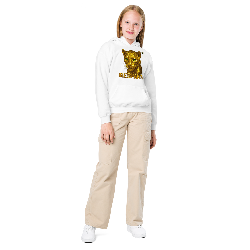 Heavy Blend Hoodie für Jugendliche | Goldie Respawn Tiger
