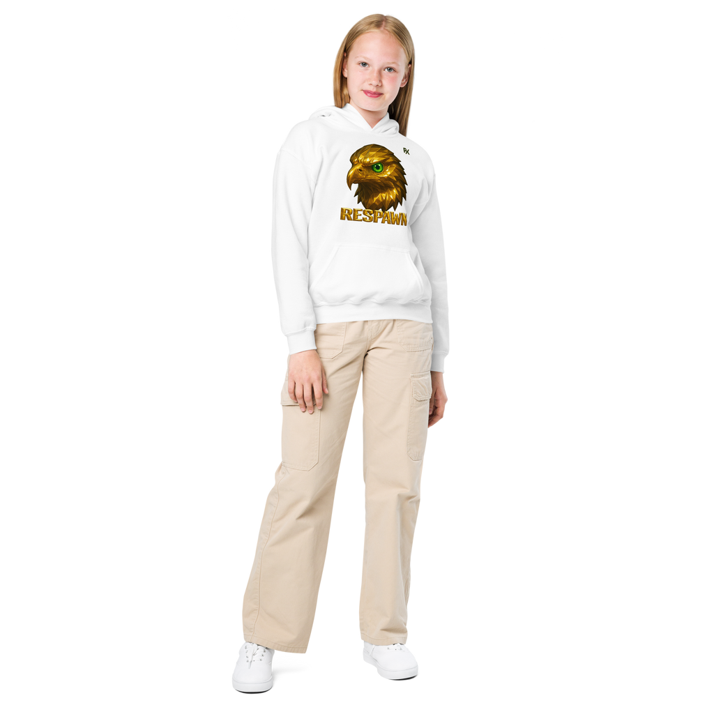 Heavy Blend Hoodie für Jugendliche | Goldie Respawn Eagly