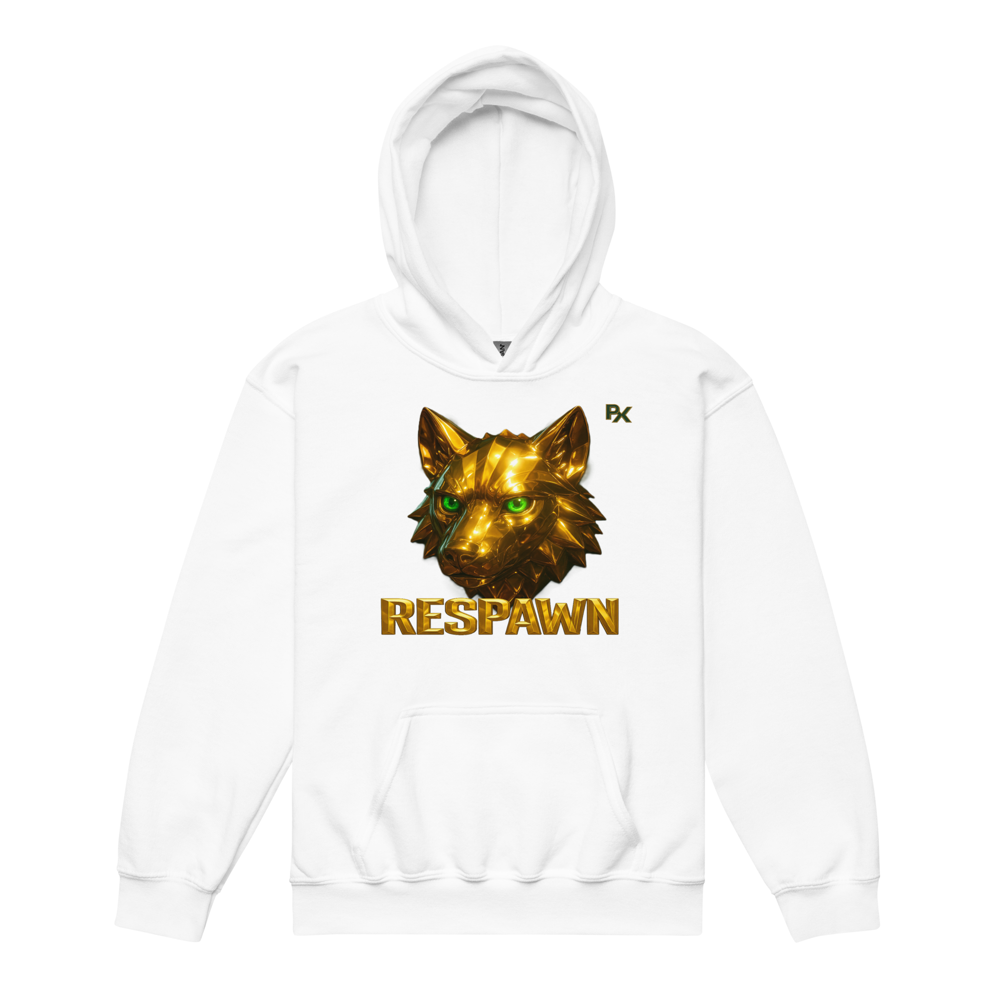 Heavy Blend Hoodie für Jugendliche | Goldie Respawn Wolf