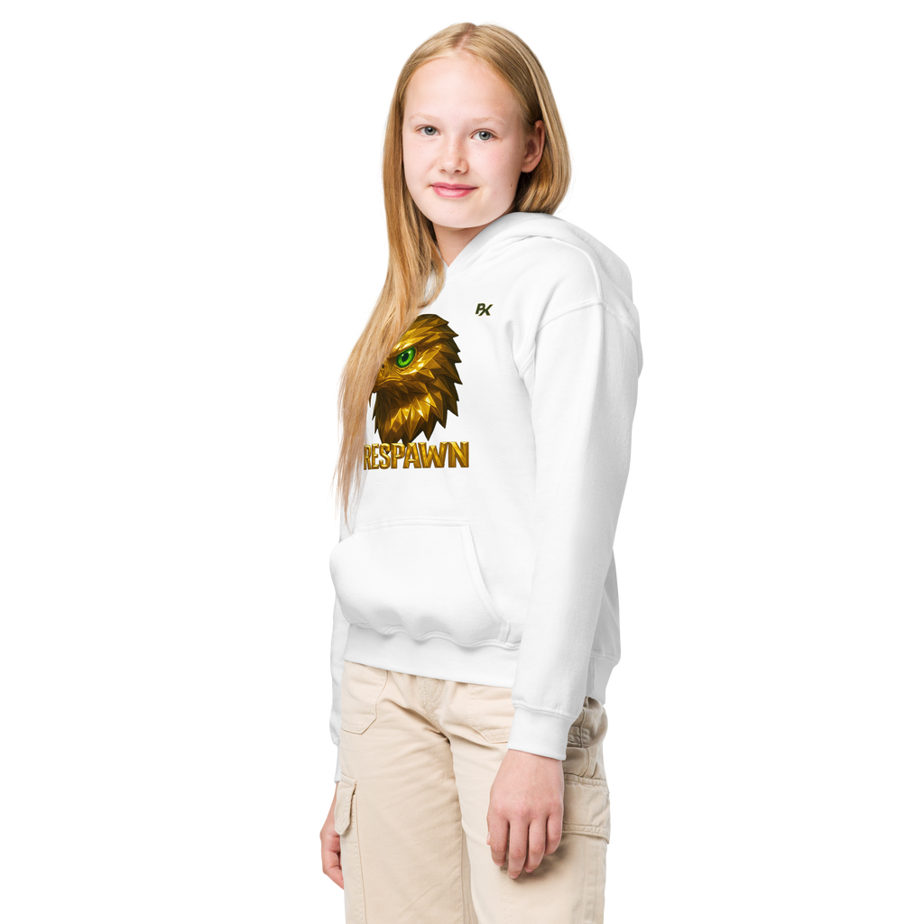 Heavy Blend Hoodie für Jugendliche | Goldie Respawn Eagly