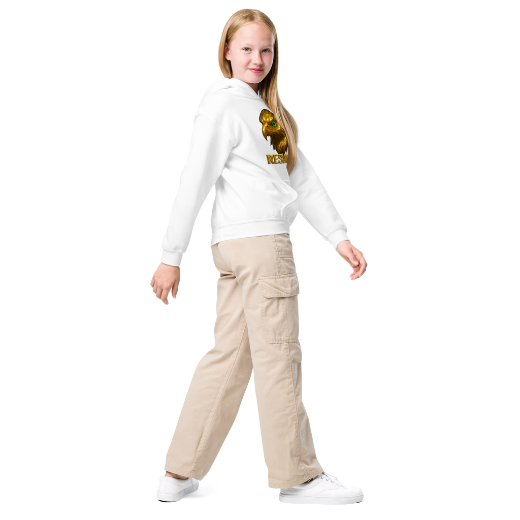 Heavy Blend Hoodie für Jugendliche | Goldie Respawn Eagly